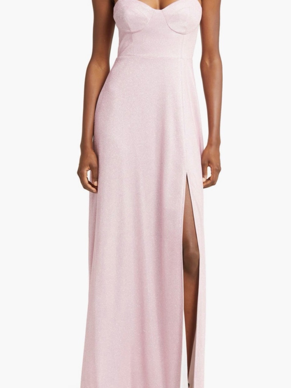 Sparkly Dusty Rose Lulu’s Formal Dress, Size L